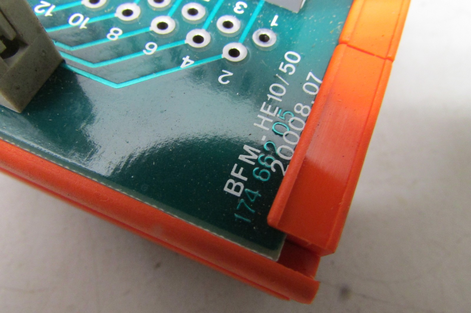 Entrelec BFM HE10/50 Connector Interface