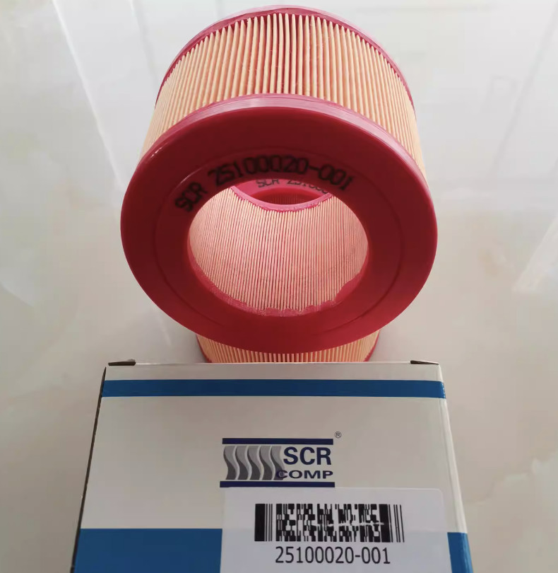 1PCS NEW FIT FOR 25100020-001 Air filter element (red glue and yellow paper)