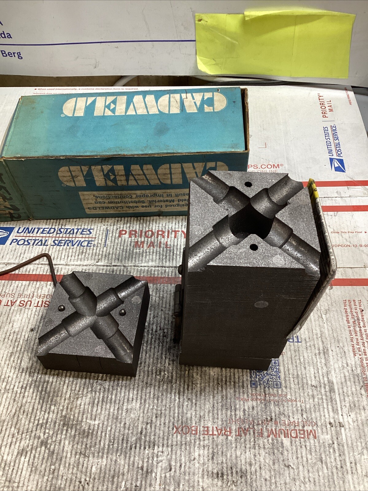 ERICO CADWELD XAC-2V2V MOLD 250CONC RUN & TAP #200 CART ED4U 3295