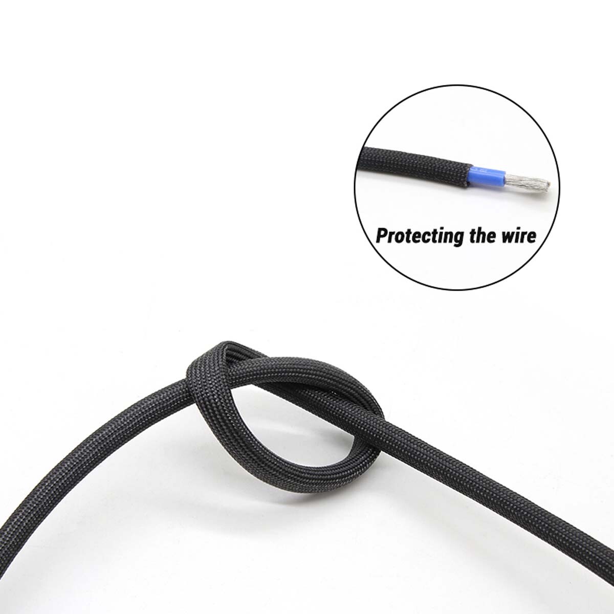 600°C Black HIGH TEMP Fiberglass Sleeving Wire Cable Insulation Tube 1 ~30mm Dia