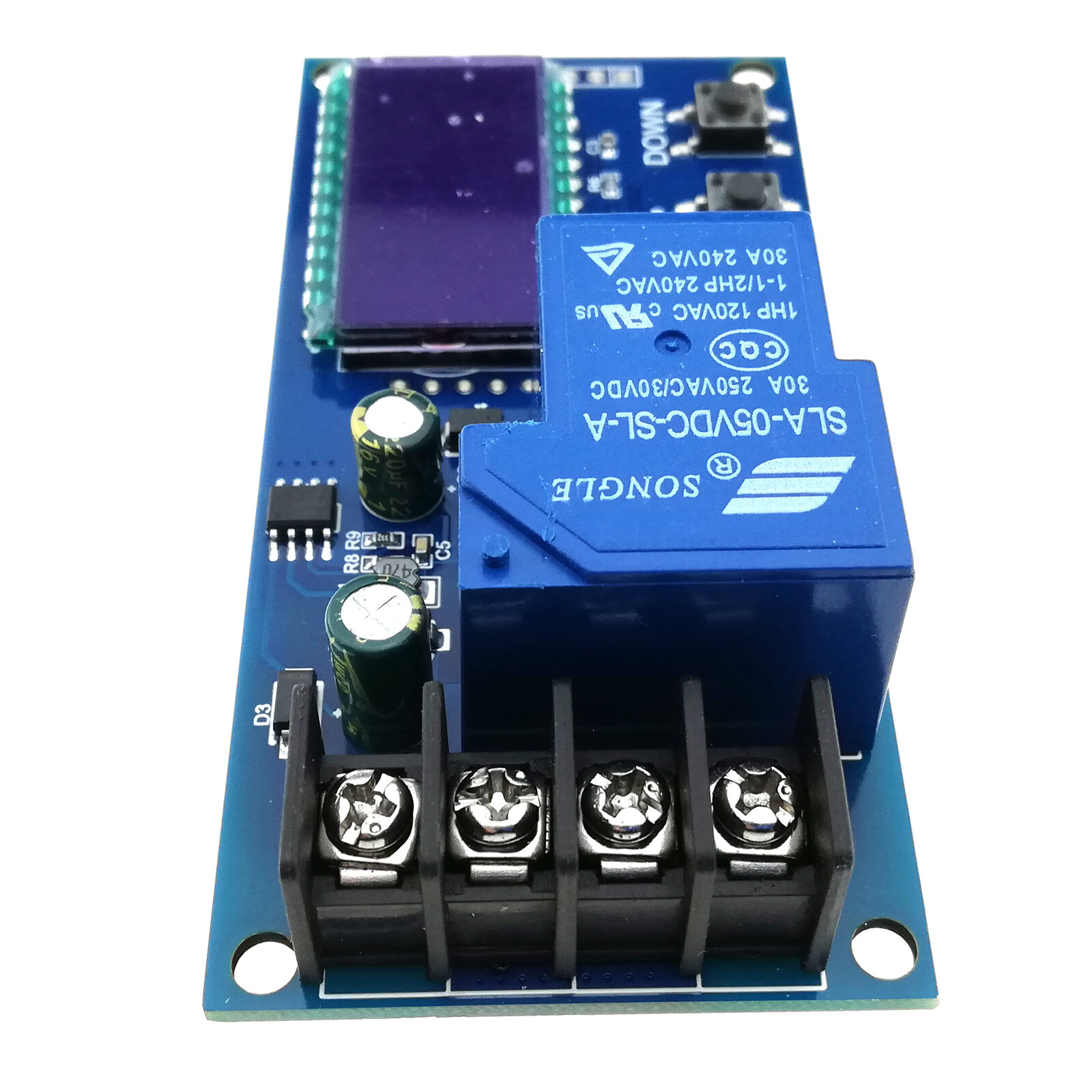 Lead-acid Battery Charge Time Controller Protection Board 6-60v 30A LCD Display