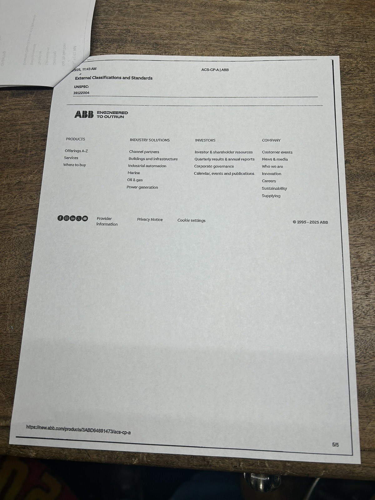 New Old Stock ~ ABB ACS-CP-A Assistant Control Panel | For ACS Drive Series