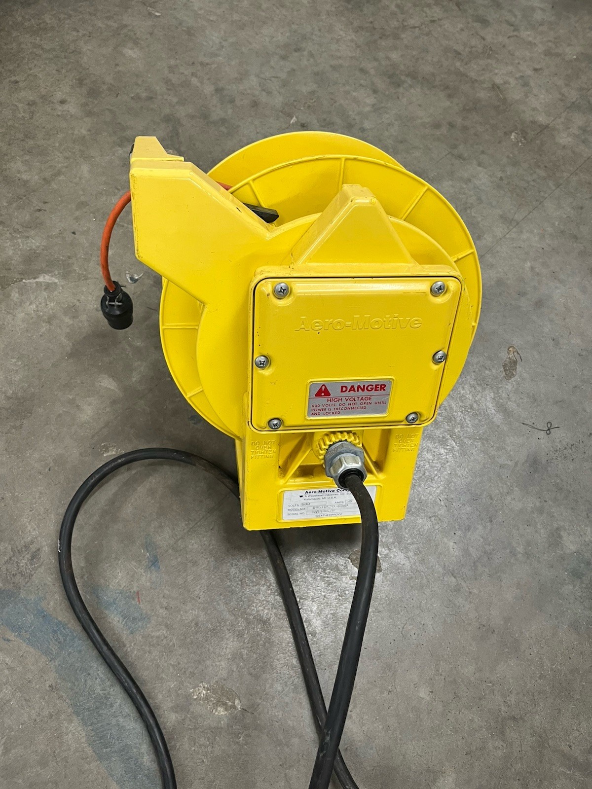 Aero-Motive Woodhead Industrial Cord Reel 600v 30amp