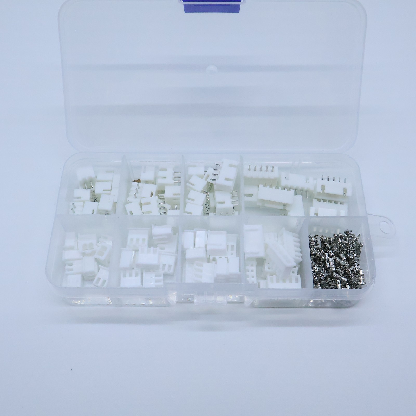 230PCS XH2.54mm Connector Assortment 2P/3P/4P/5P with 150 Terminals