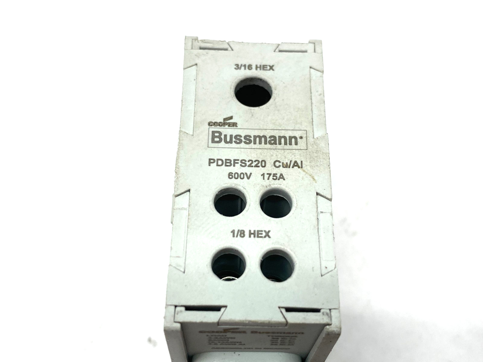 Cooper Bussmann PDBFS220 Power Distribution Block 600V 175A