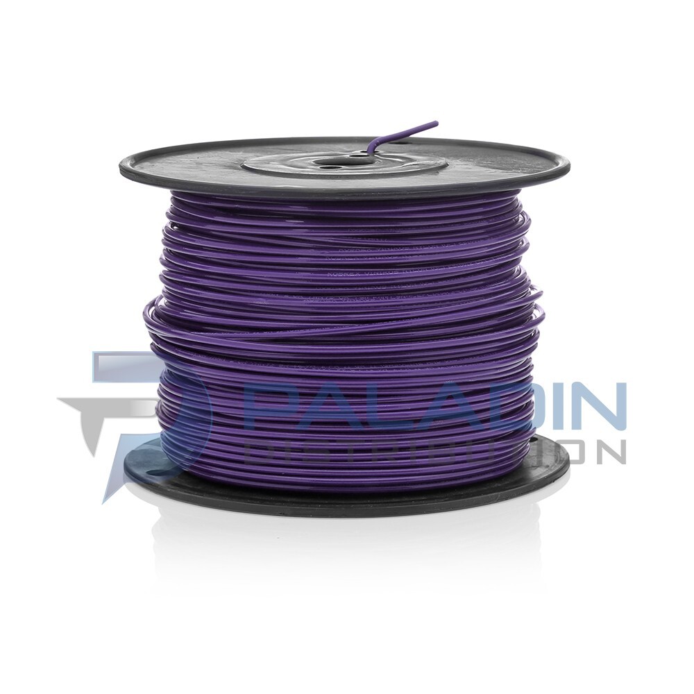 #14 Gauge Purple Copper Solid Wire 500′ FT Roll THHN/THWN UL Listed – Purple