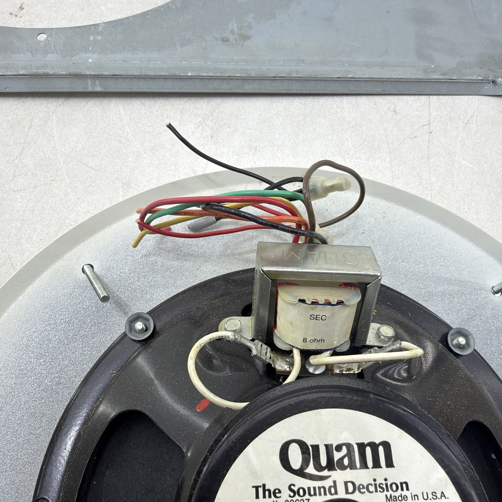 QUAM 8C10COB PROFESSIONAL SERIES LOUDSPEAKER FIRE ALARM Suspended Ceiling Bracke