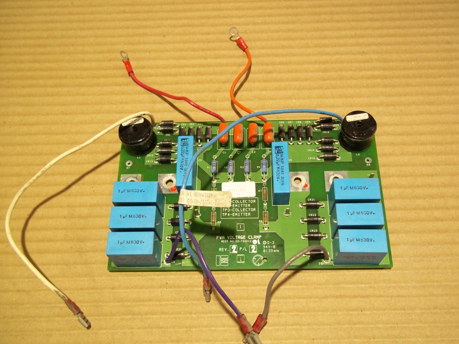 Liebert 02-792212-01 PWA Voltage Clamp Circuit Board Card