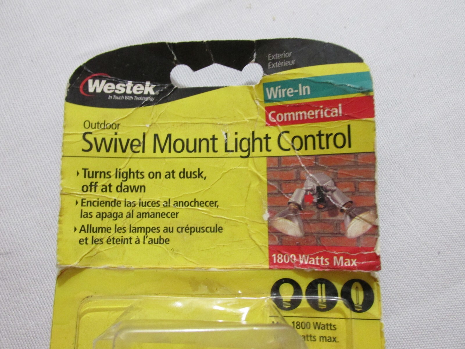 WESTEK VINTAGE NEW SEALED PHOTOELECTRIC SWITCH SW103CT OUTDOOR LIGHT CONTROL