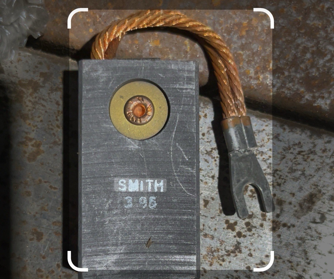 Smith 396 Carbon Motor Brushes w/ Copper Leads Lot of 2 Industrial Electrical