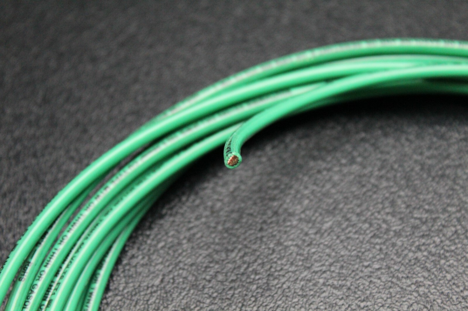 10 GAUGE THHN WIRE STRANDED GREEN 5 FT THWN 600V GROUND MACHINE CABLE AWG