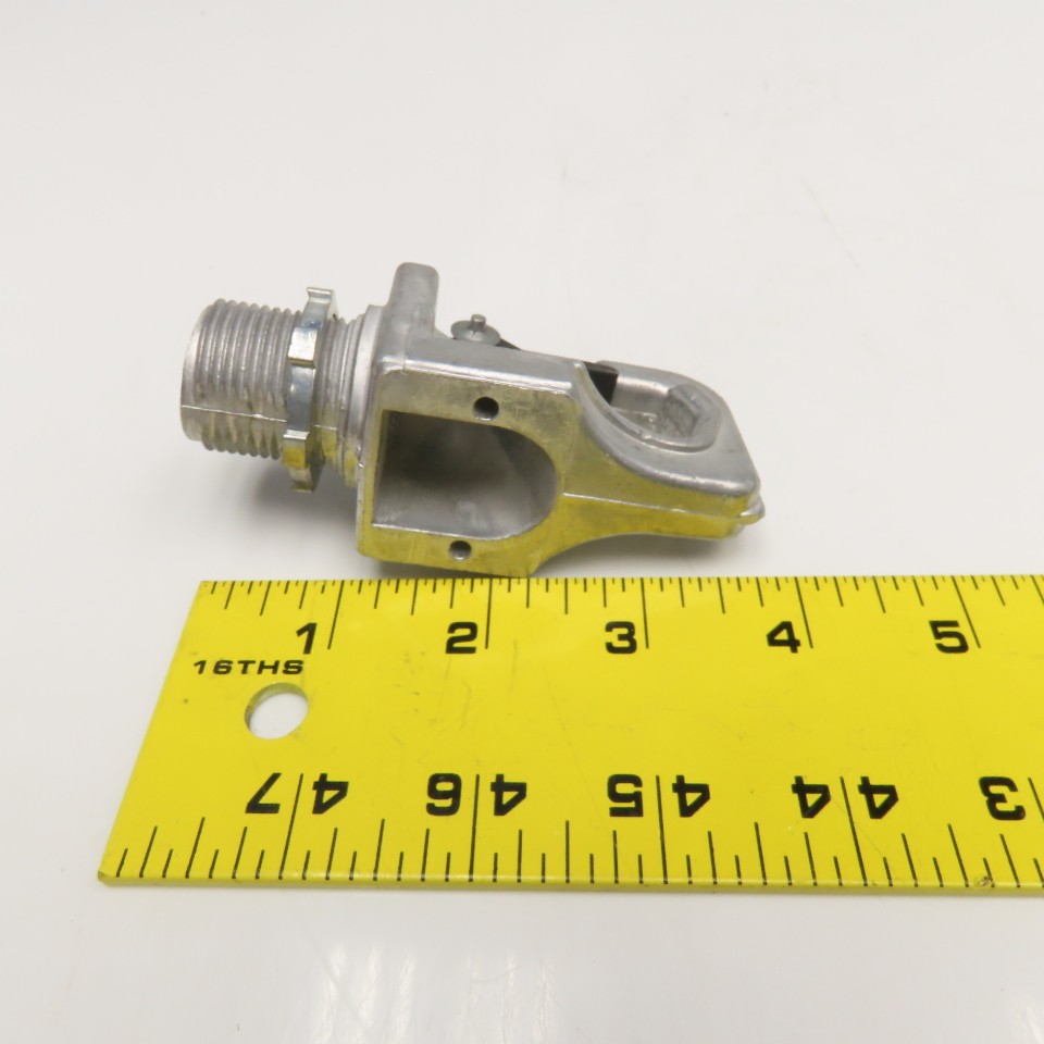 3/4″ HID Fixture Hanger Safety Hook Cast Aluminum Lot Of 3