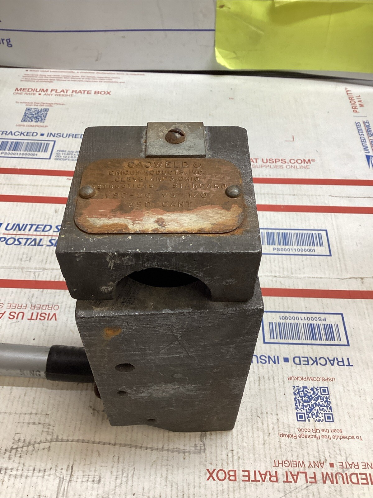 ERICO CADWELD VSC-2C MOLD VS 1/0 Cable RUN & TAP #90 CART ED4U 3295