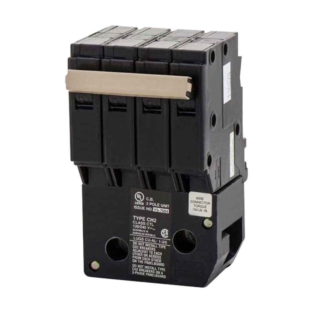 NIB – Eaton – CH2150 – Circuit Breaker 150 Amp 120/240V 2 Pole Plug-On Mount