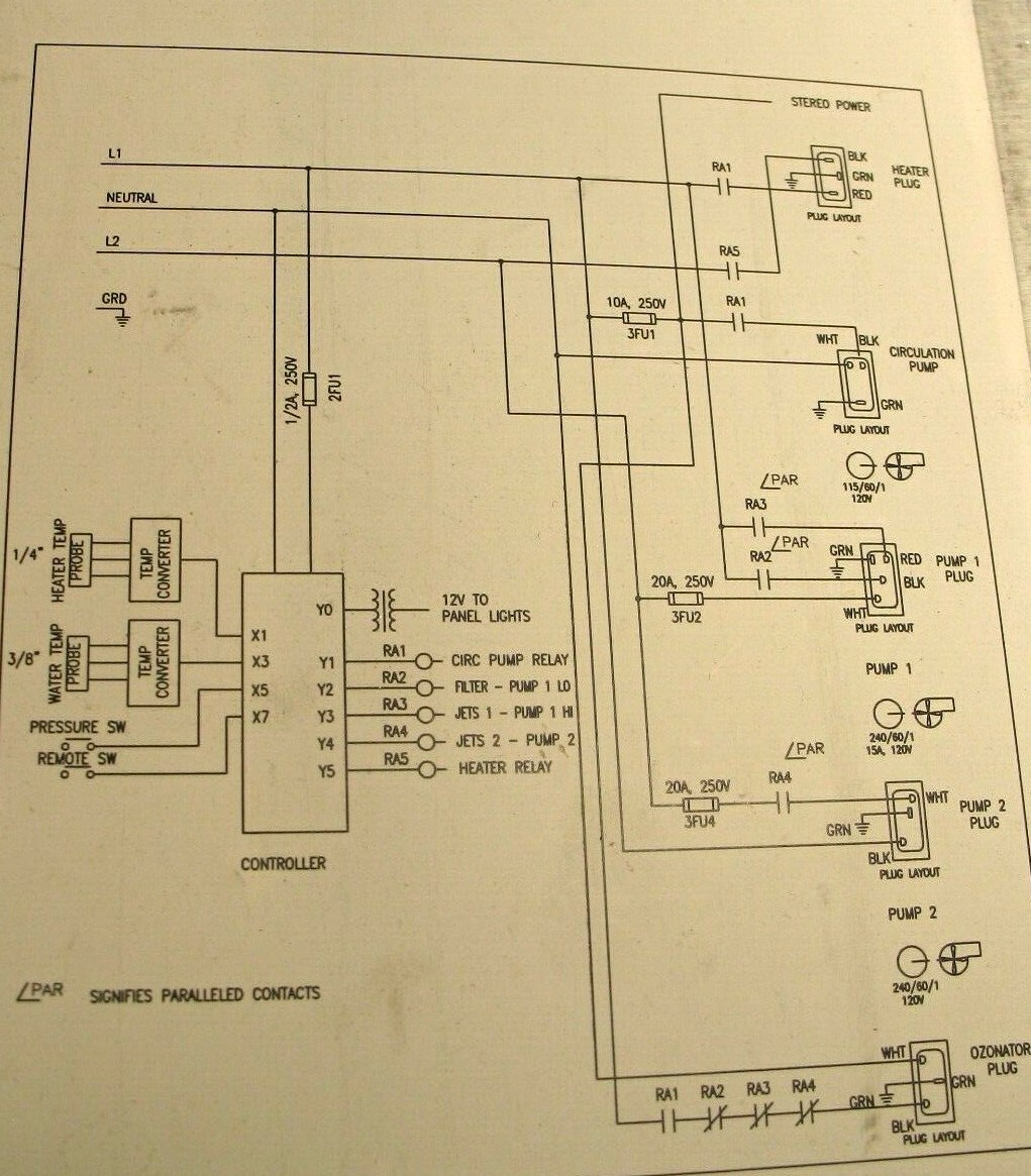 NEW MITSUBISHI M01048 TYP 1 OZONATOR / PLC / PUMP / HEATER CONTROLLER P8019