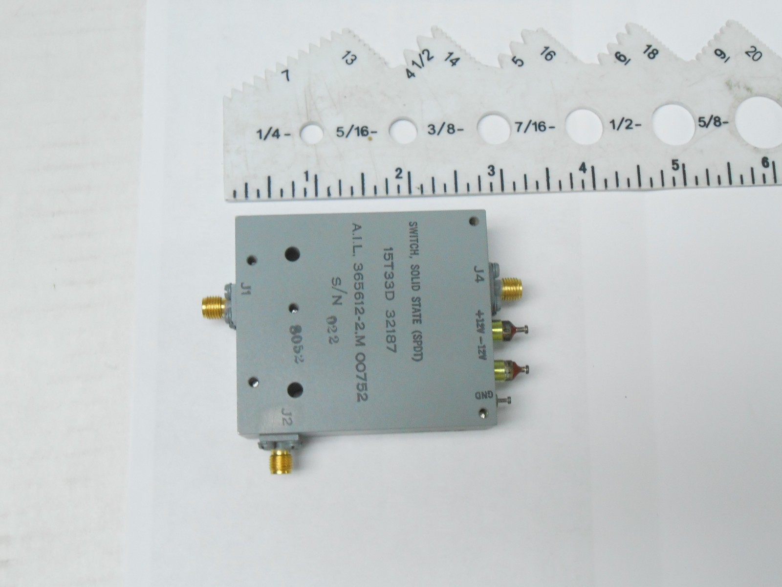 15T33D MICRO-DYNAMICS SOLID STATE SWITCH NEW OLD STOCK NOS ALT PN: 365612-2