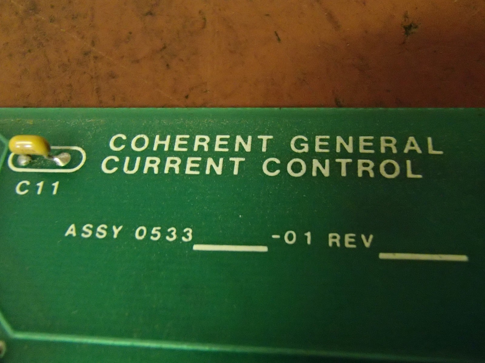 Coherent General Current Control Module 0533-026-02 REV D _ 053302602 Board Card