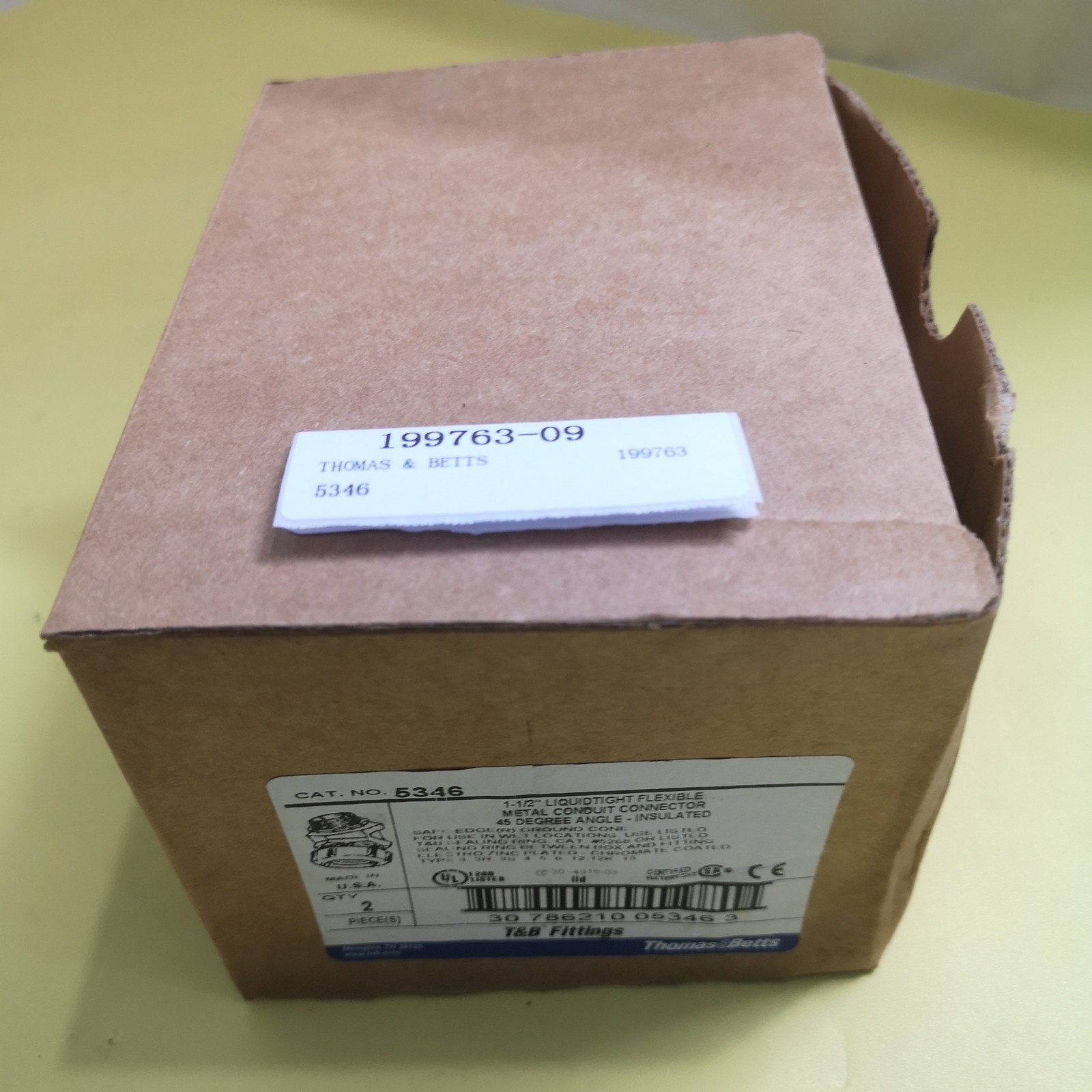 (1 PCS) THOMAS & BETTS Connector 5346 Loose