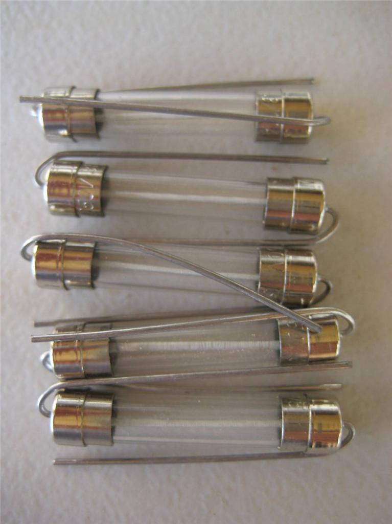 5X Littelfuse Fuse 315 3/8, 3/10 or 4/10 Amp PigTail Slow-Blow 250vac 3AG Delay