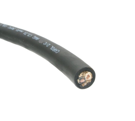 PER FOOT 12/2 SJOOW Portable Power Cable Flexible CPE Jacket Black 300V