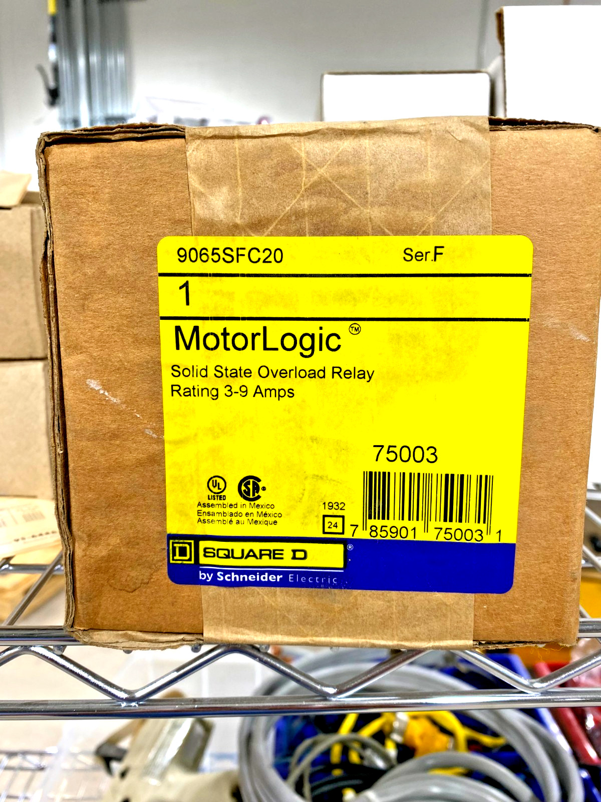 NEW SQUARE D MOTORLOGIC SOLID STATE OVERLOAD RELAY 9065SFC20 FACTORY SEALED