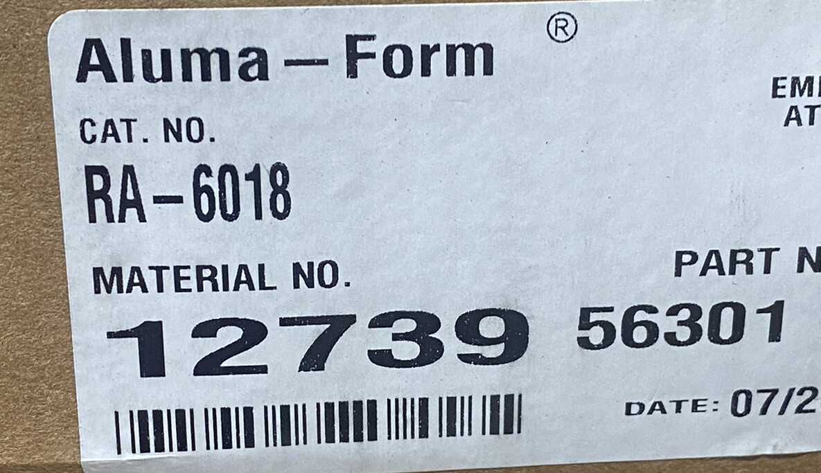 Aluma -Form RA-6018 Underarm/Crossarm Wood Brace set (2-pcs) New 56301