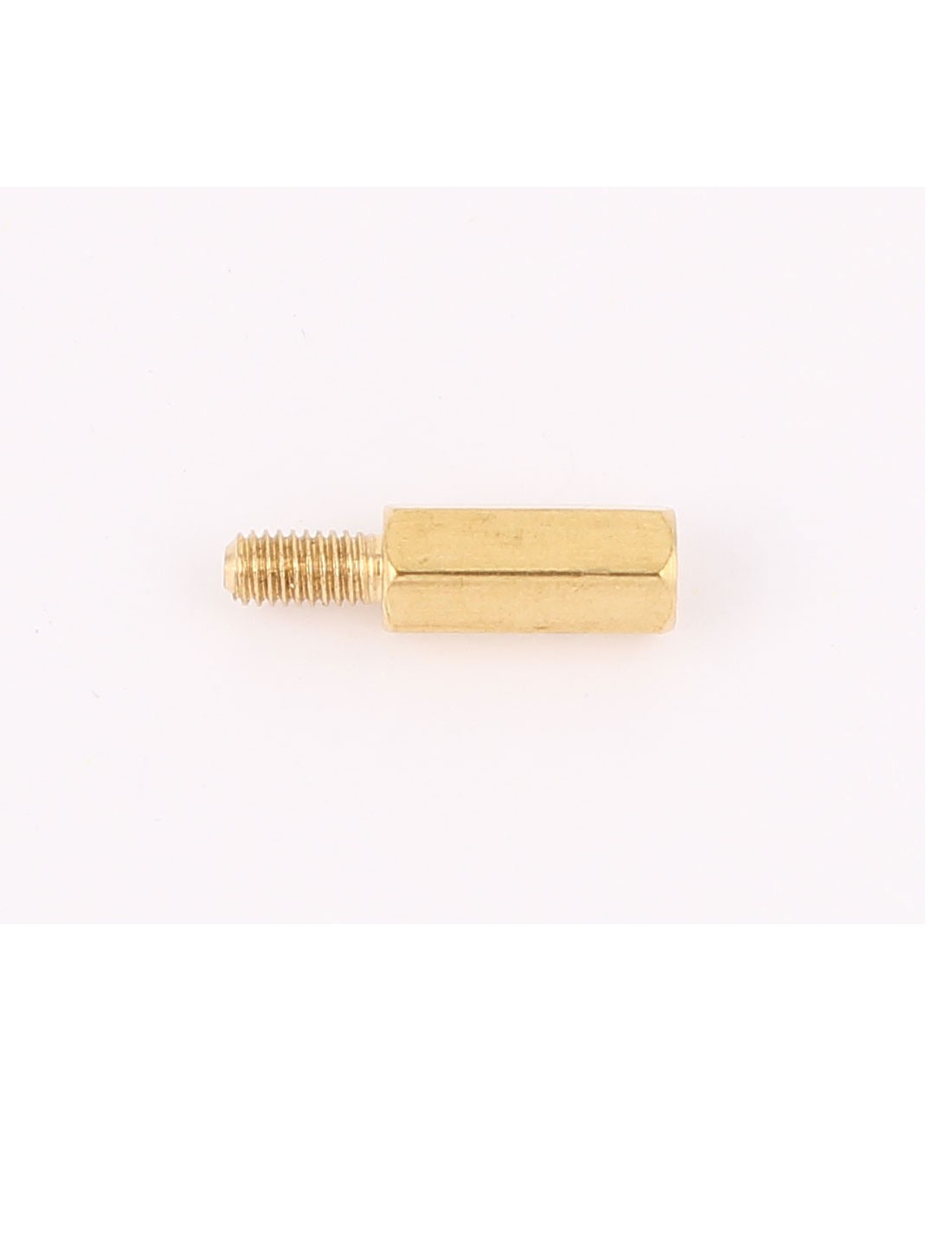 100Pcs M3 Male to Female 11mm+6mm Screw Threaded Brass Hex Standoff Spacer