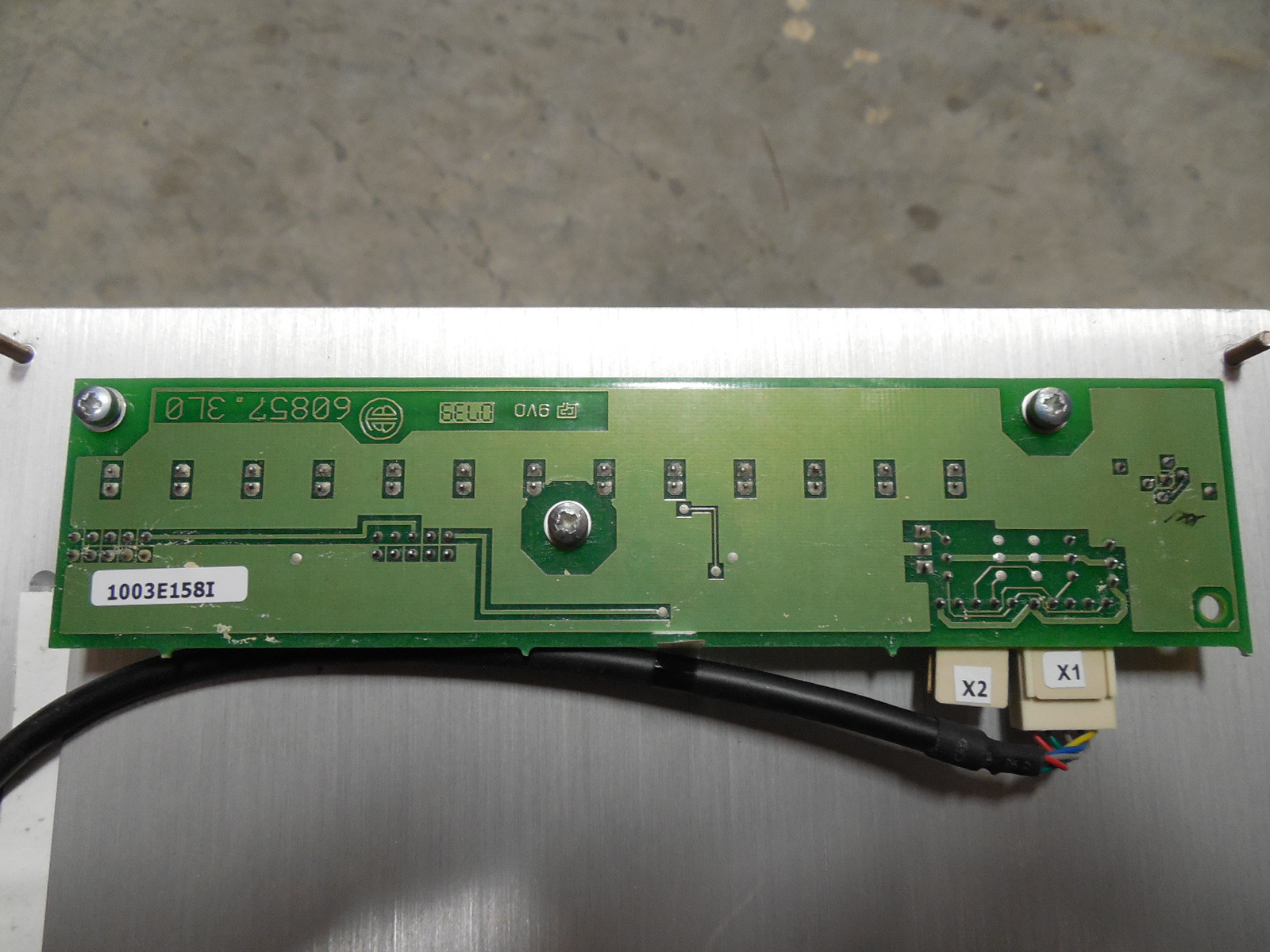 USED Benning Thyrotronic 171 3E 4016 Rectifier Alarm Display Panel 549968.00