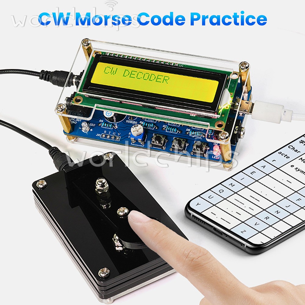 DC 5V CW Morse Code Decoder Circuit Board Welding Practice DIY Electronic Kit