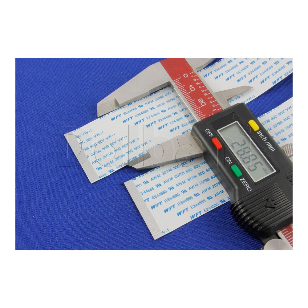 1.0 Pitch 28 Pin 250mm Flexible Flat Cable FFC E244685 AWM 20798 80C 60V VW-1