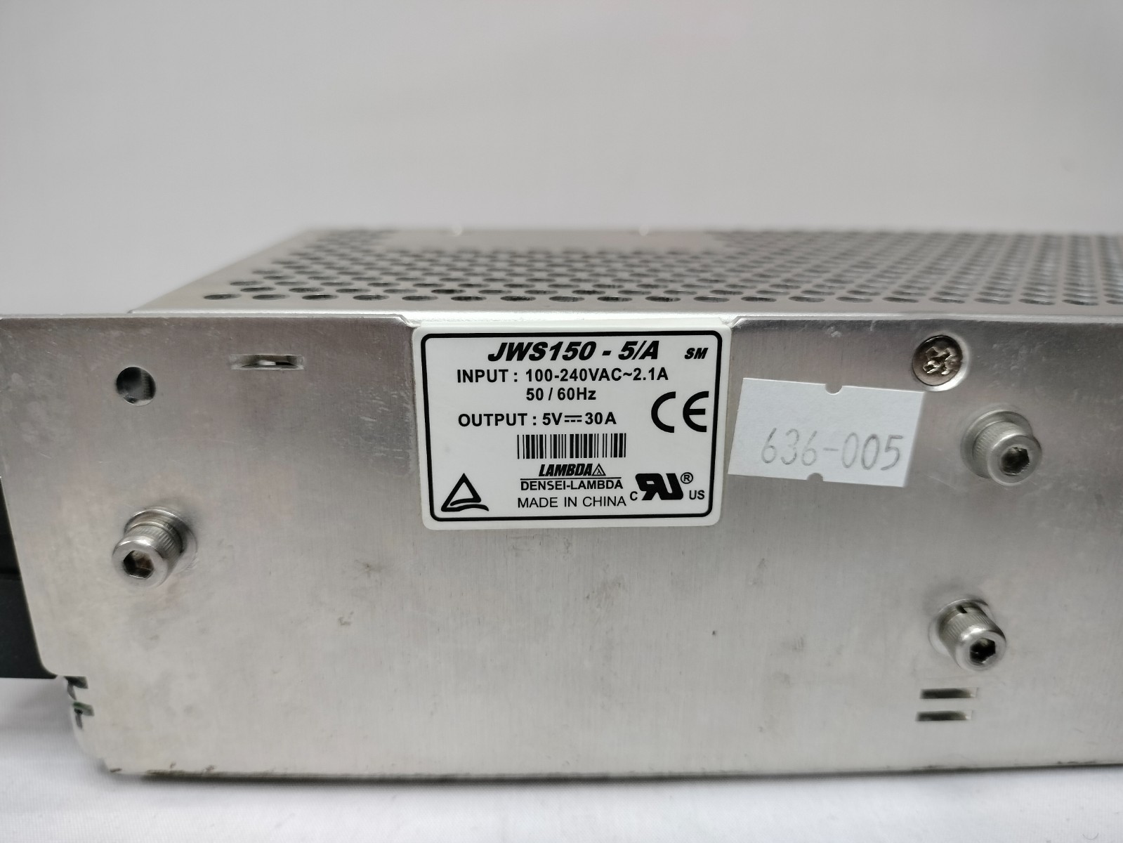 Densei-Lambda JWS150-5/A JWS1505A Power Supply 5VDC, 30A Made in China