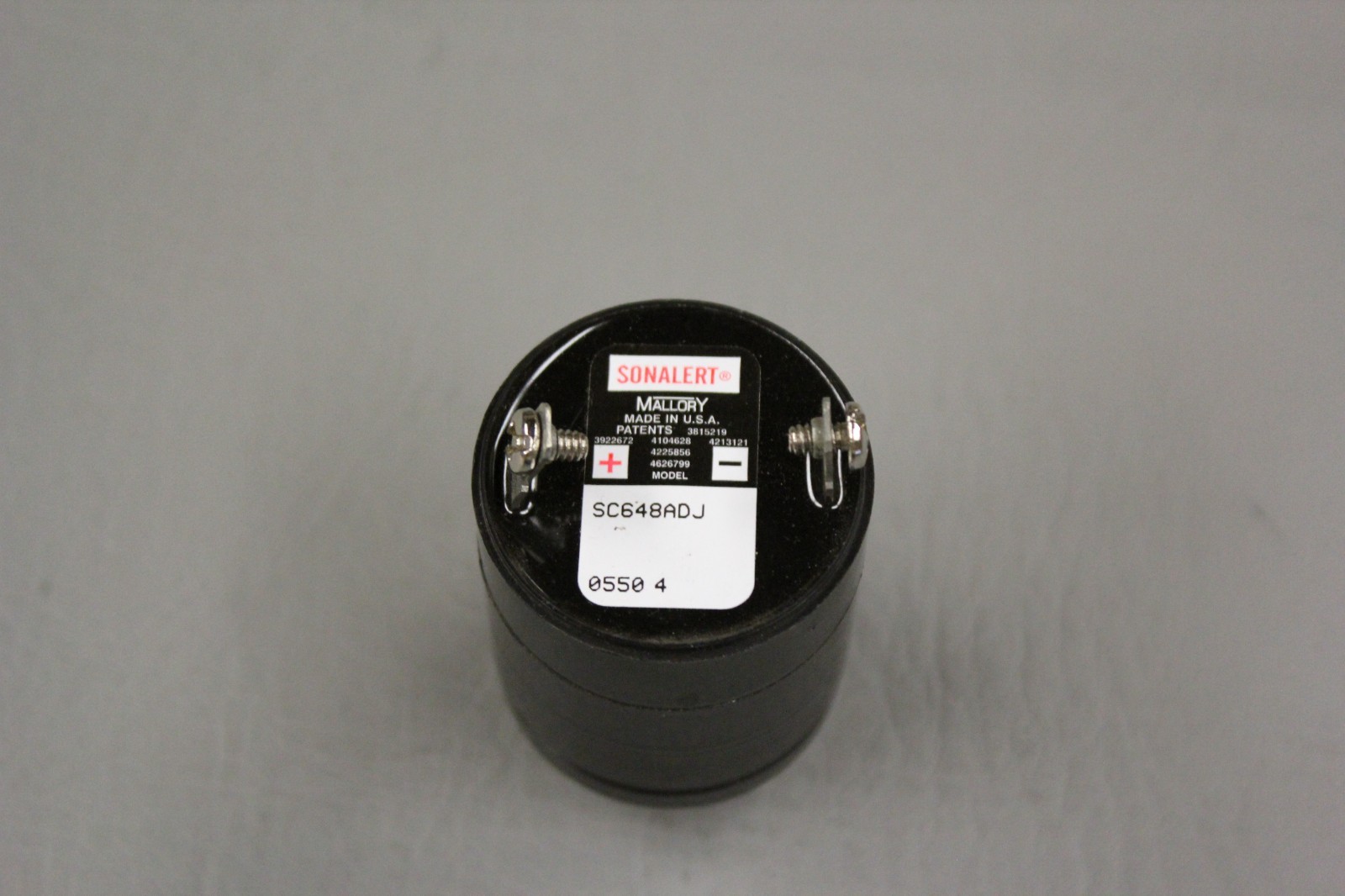 MALLORY SONALERT BUZZER AUDIO WARNING DEVICE SC648ADJ