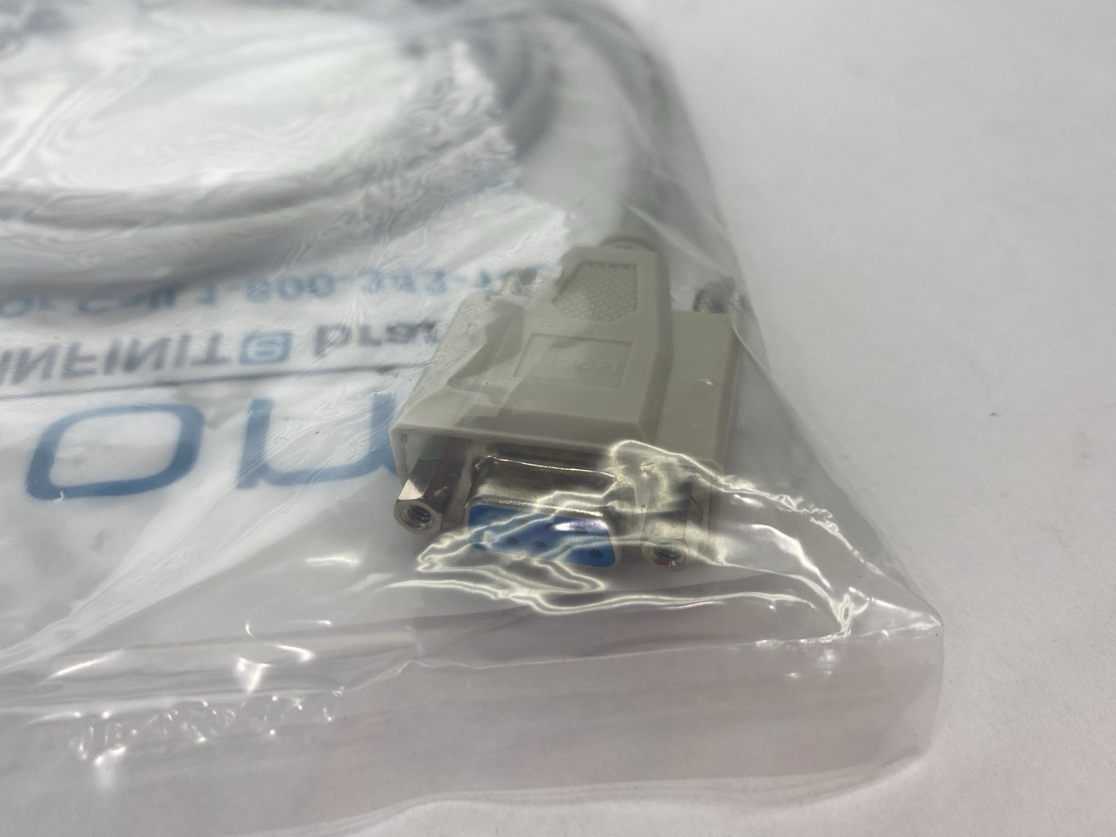 L-Com CSMN9FF-5 Deluxe Molded D-Sub Cable, DB9 Female / Female, 5.0 ft