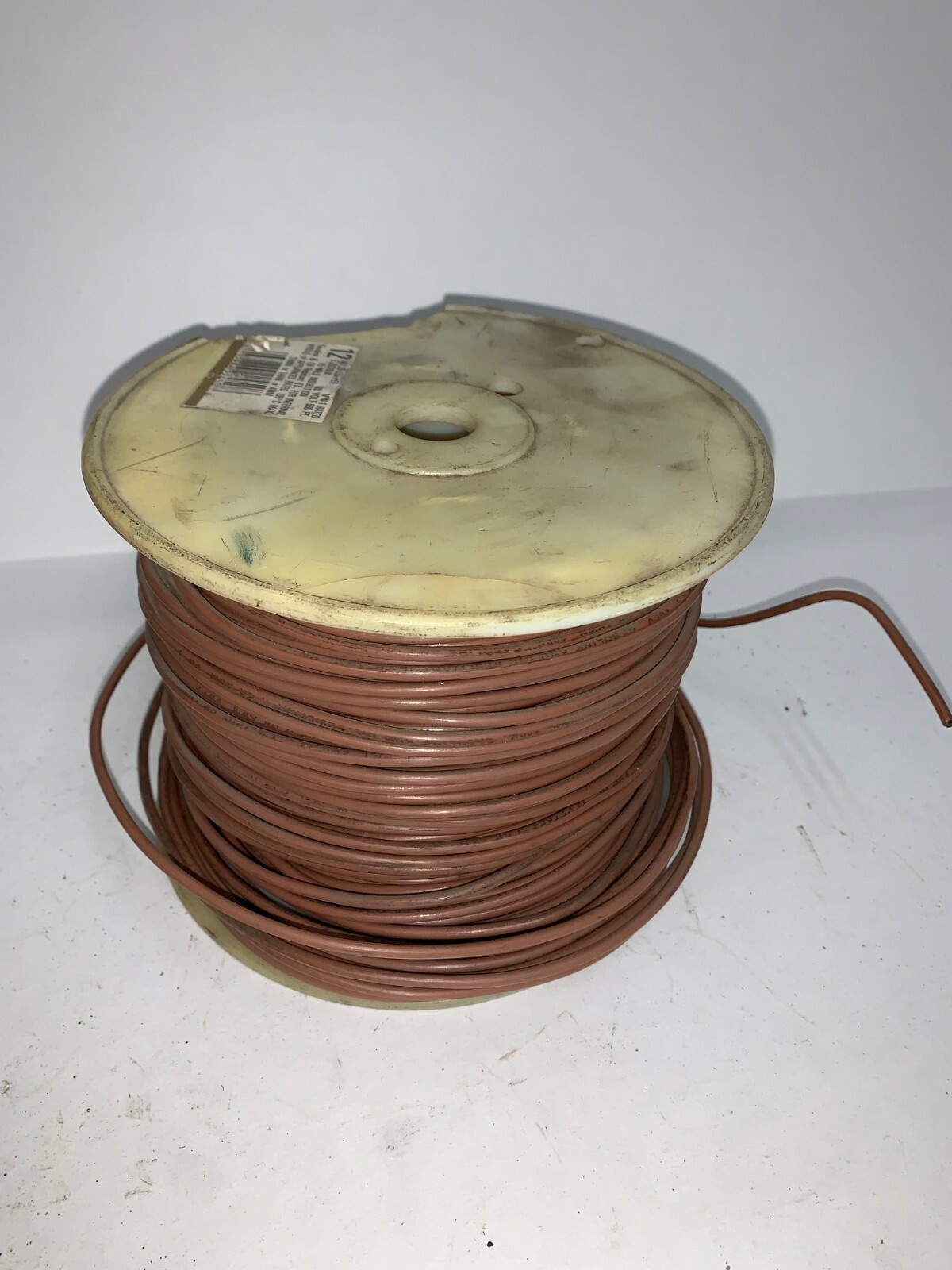UNBRANDED WIRE, E23919, 12 AWG, SOLID COPPER, BLACK, THHN/THWN-2, 600V, 450′
