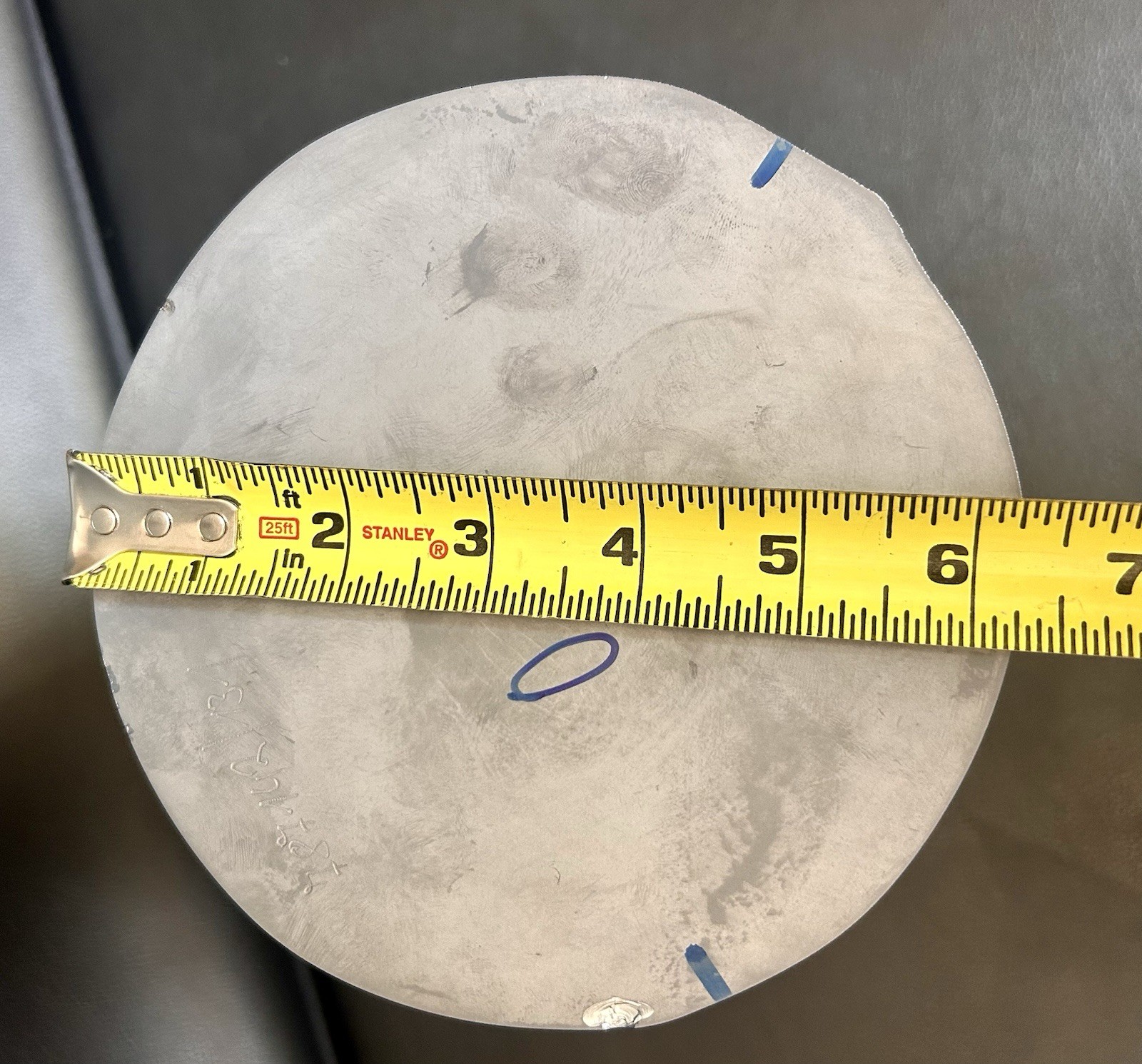 Silicon Si Crystal Ingot Wafer Material 23lbs 14oz 9 1/2”Tall x 6 1/4” diameter