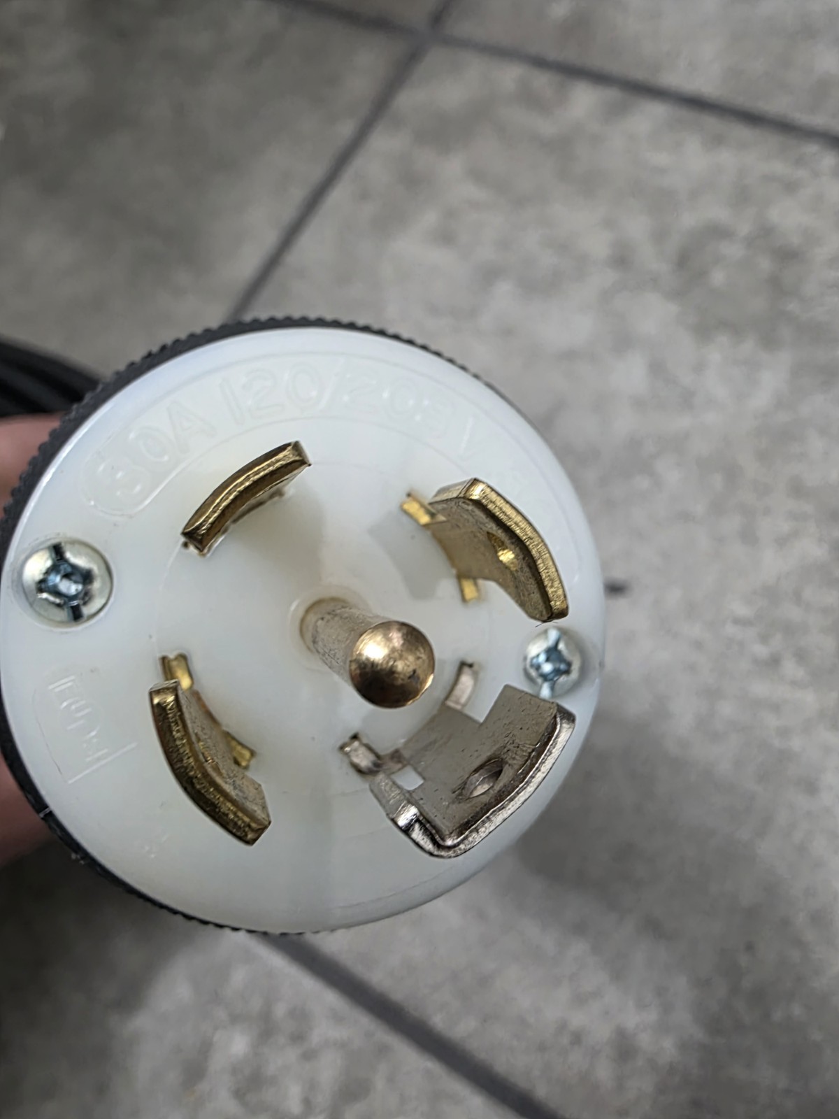 L21-30 to 3x Edison Female 15A 125v Splitter Power Cable 12/3 300V