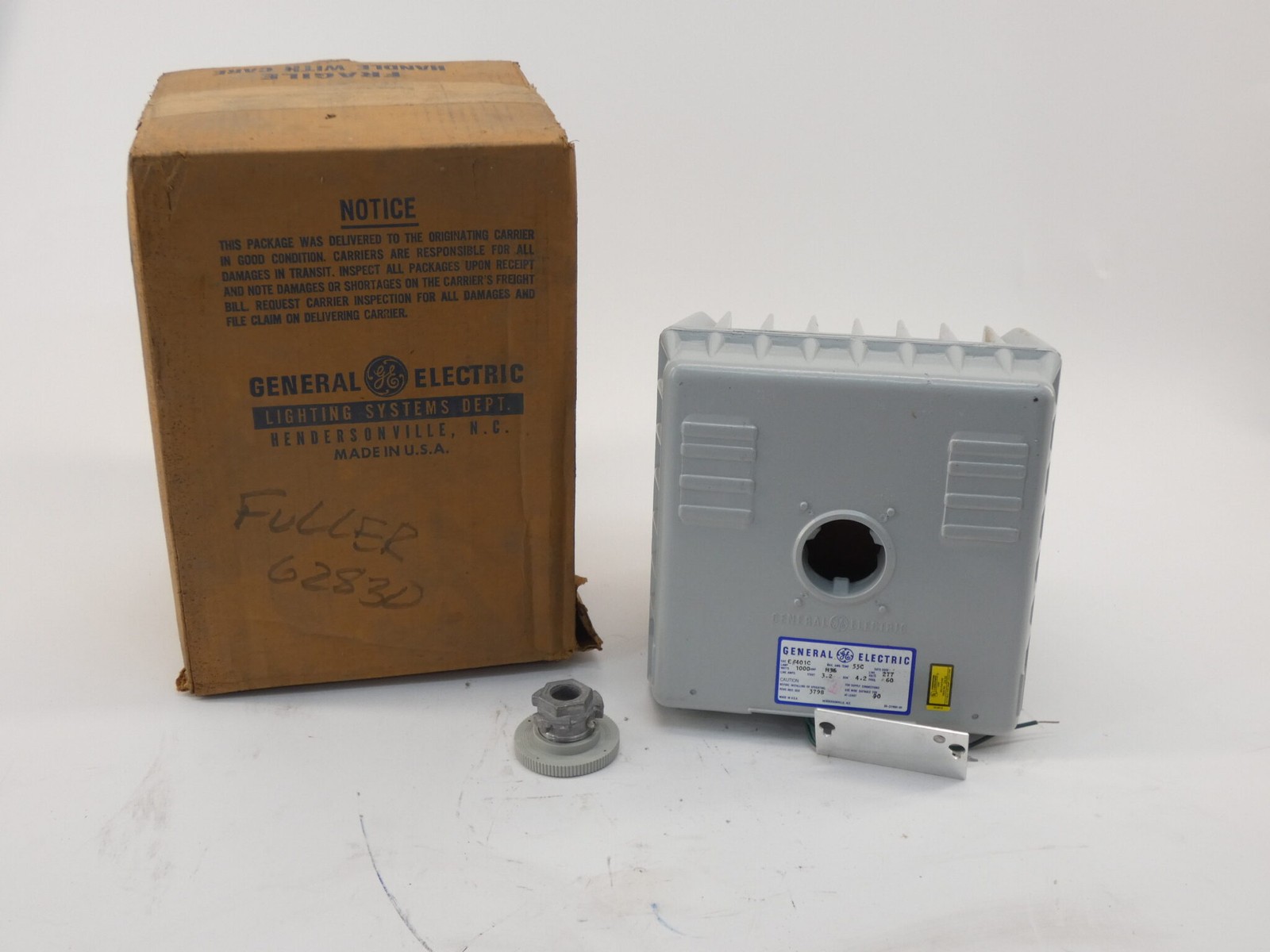 GE General Electric E#401C Large Ballast 277V 1000W – NEW Surplus!