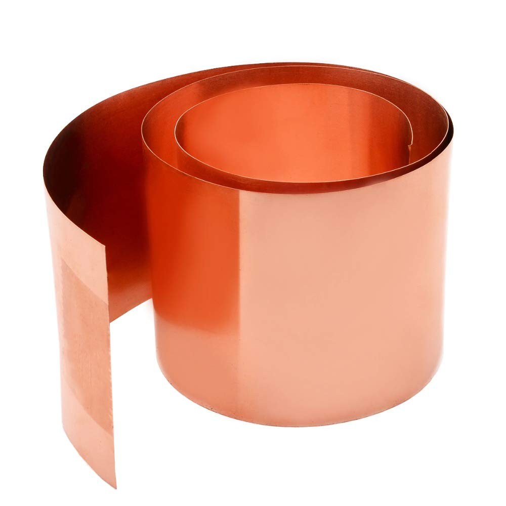 Pure Copper Sheet Metal Thin Foil Plate Copper Strip Thickness 0.1mm-0.6mm