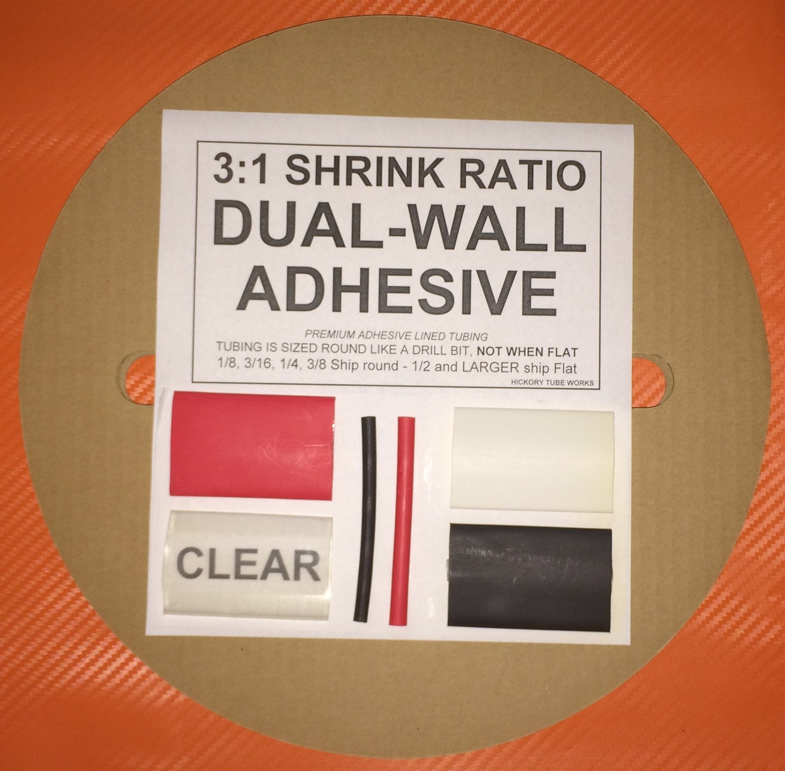 3/4″ / 18mm Black 50 Ft. Dual-Wall Adhesive Lined Heat Shrink Tubing 3:1 Ratio