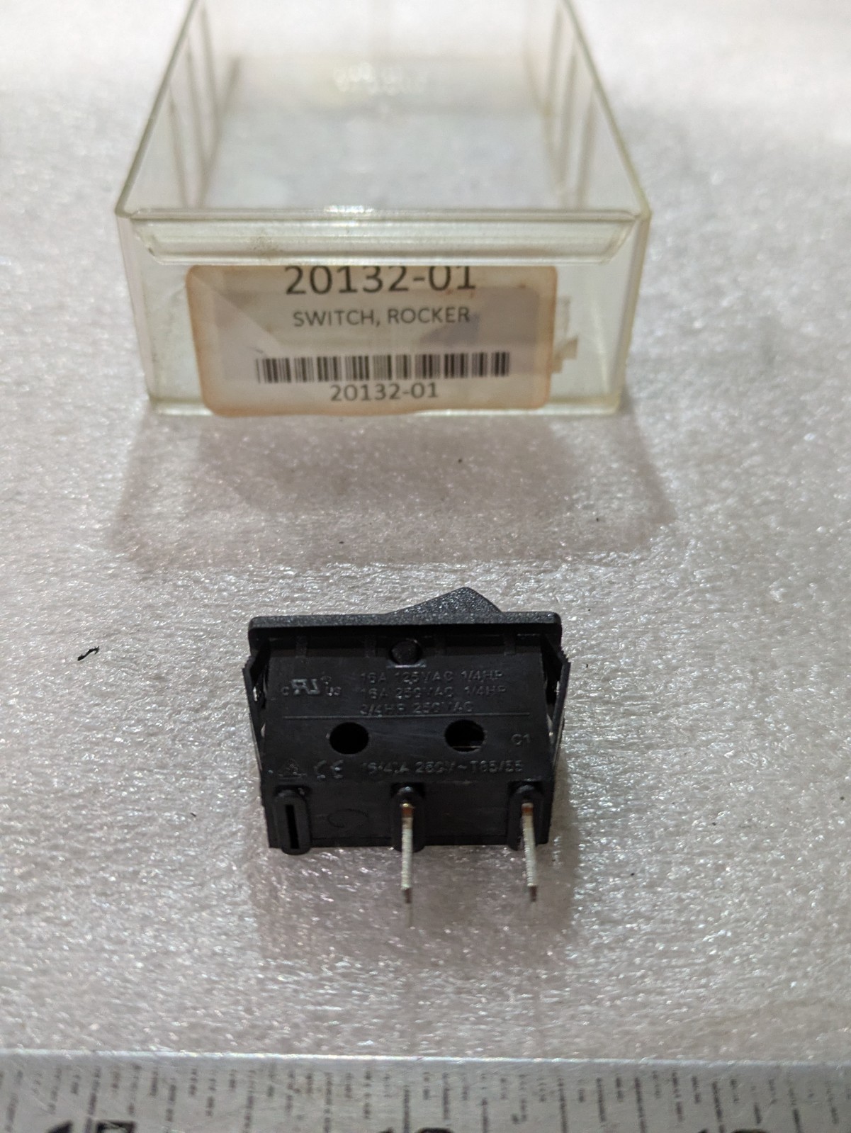 Rocker Switch SPST 250VAC 4A T85/55 ON-OFF 2-Pin Industrial Electrical 3/ORDER