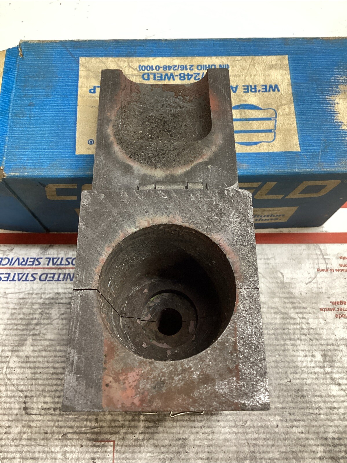 ERICO CADWELD IP-A SSC-2Q MOLD 4/0 AWG CONC RUN & TAP #90 CART ED4U 3295