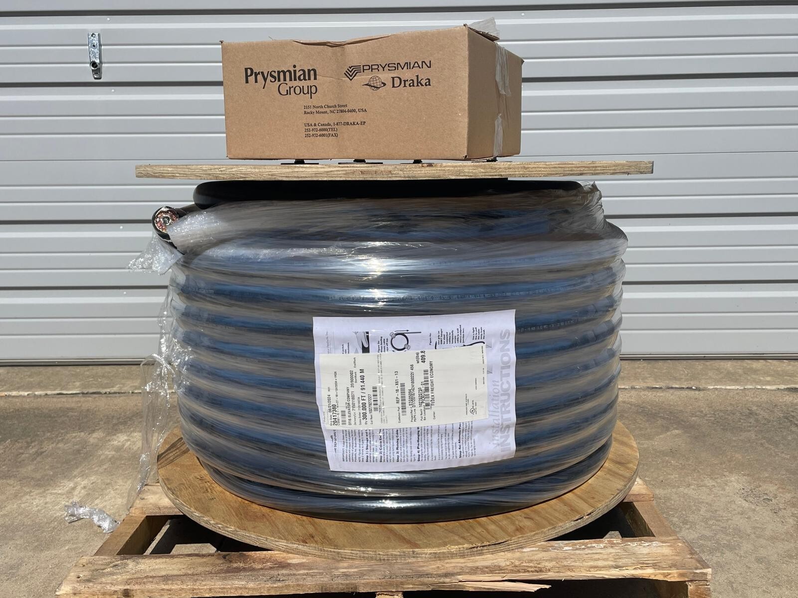 Prysmian Draka Elevator 18-X61-13 Super-Flex Traveling Cable Type ETT/300V