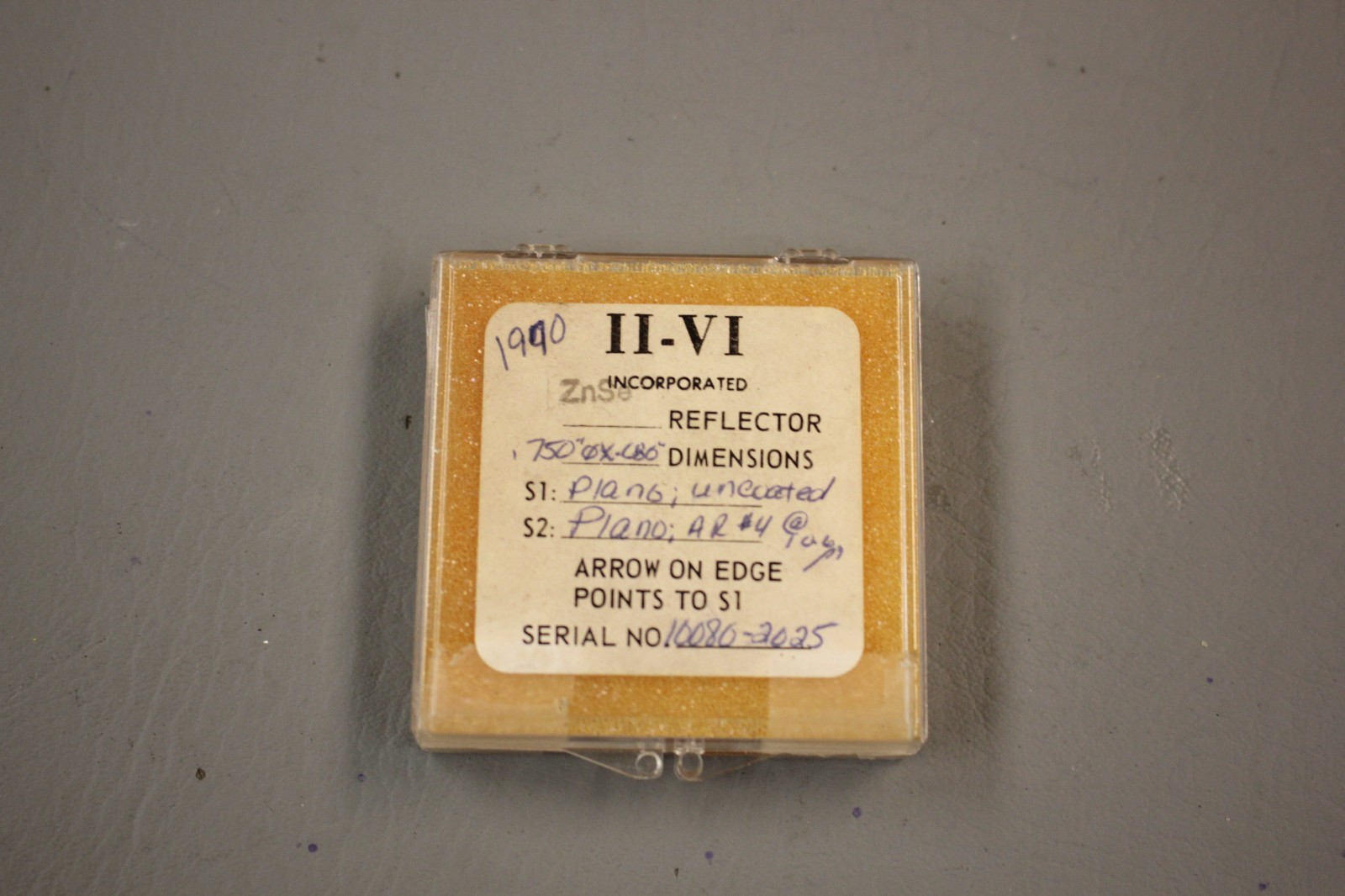 II-VI ZnSe REFLECTOR UNCOATED 10086-2025