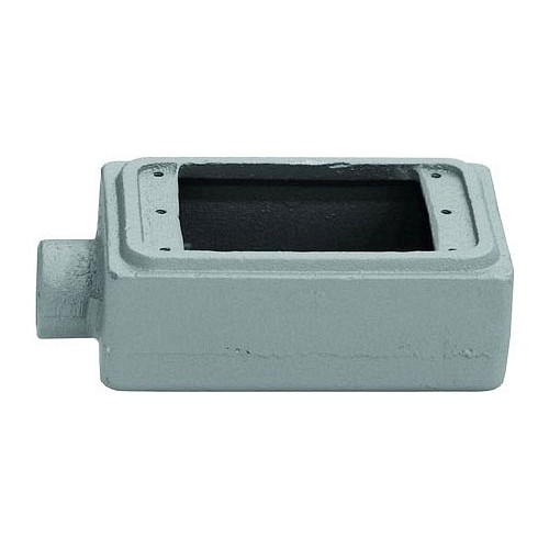 Appleton FS3, 1″ Hub, Malleable Iron, Shallow, Cast Hub Device Box, 1 pc