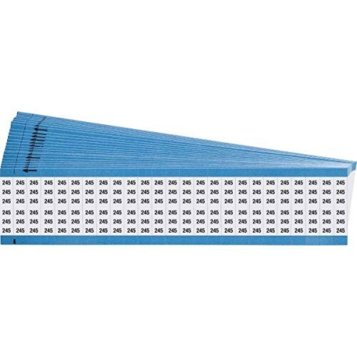 Brady Wire Marker Card – Repositionable Vinyl Cloth, Legend 245 – FREE SHIPPING
