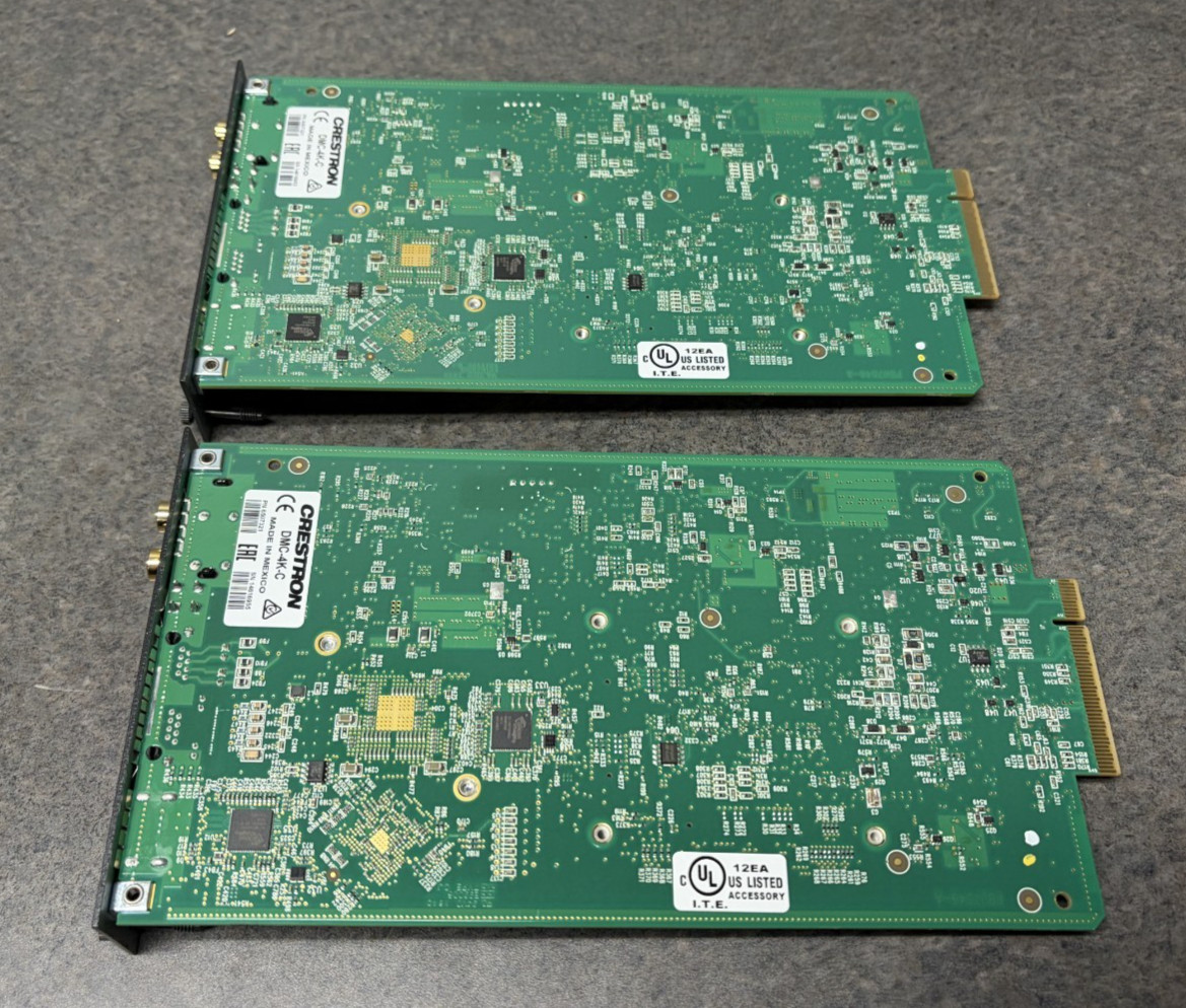 Crestron DMC-4K-C HDCP2 4k Input Cards 6507321 Lot of 2