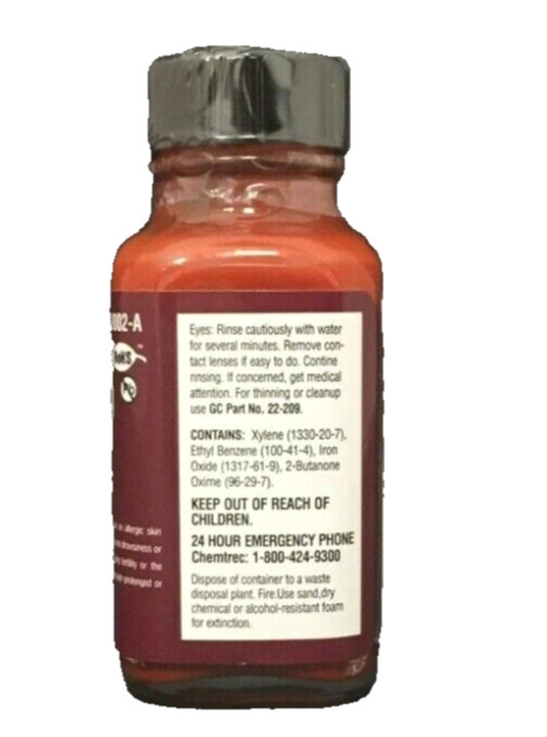1x GC Electronics 10-9002-A Red Insulating Varnish 2 FL. OZ. New!