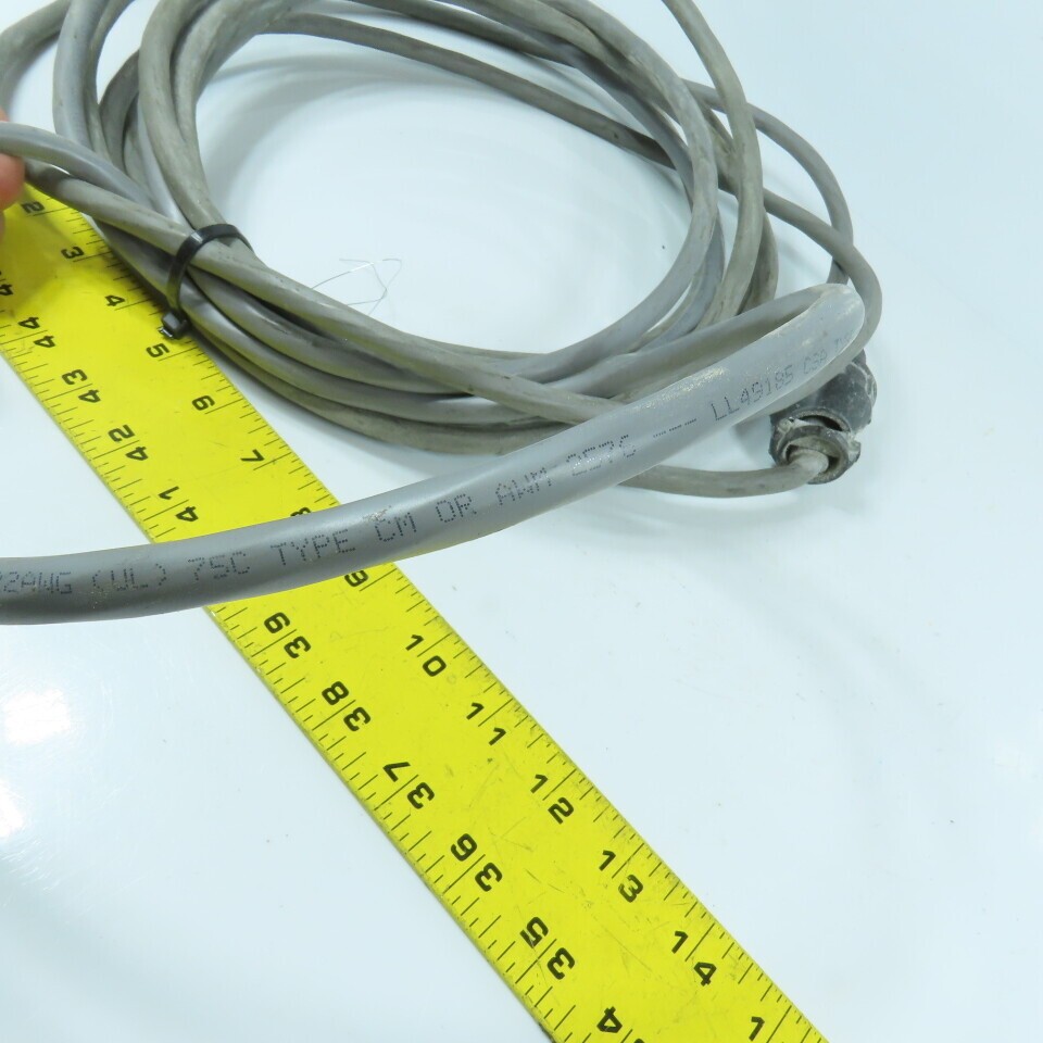 Alpha Wire 1181/25C Communication & Control Cable 25C/22AWG 20′ L Male x Female