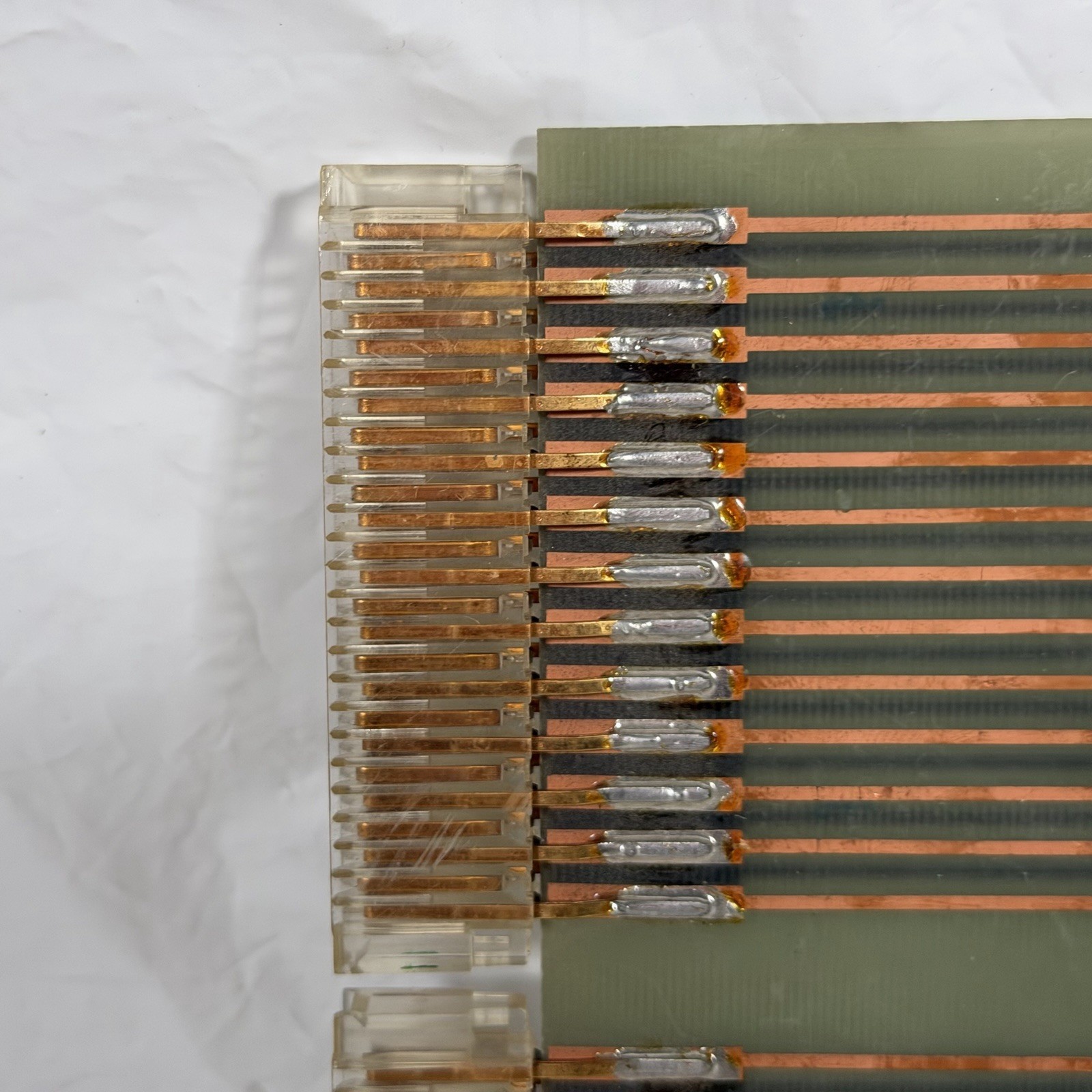 Vintage FUBA PH-41: 6 A 51 Connector Board, Industrial Gold Plated Bus Bar 1011