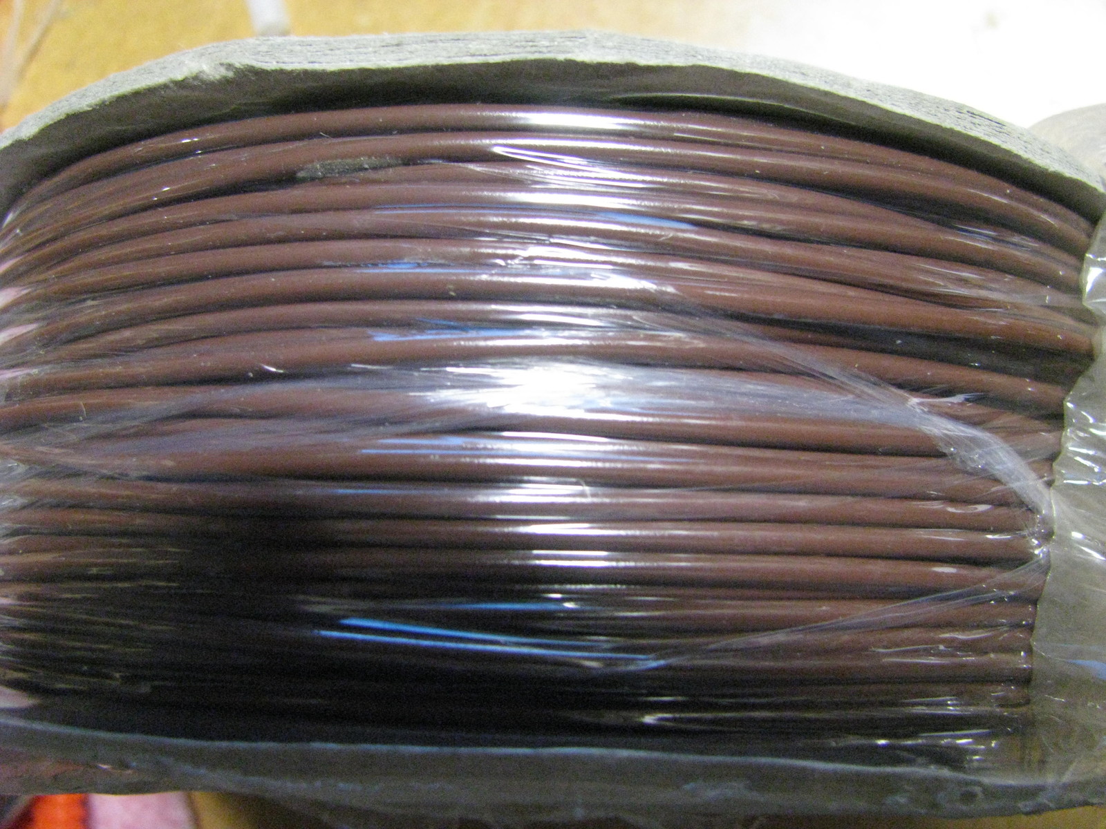 ALLIED WIRE & CABLE BROWN WIRE 500FT REEL # MWP-C16(19)A1 NSN: 6145-00-295-0806